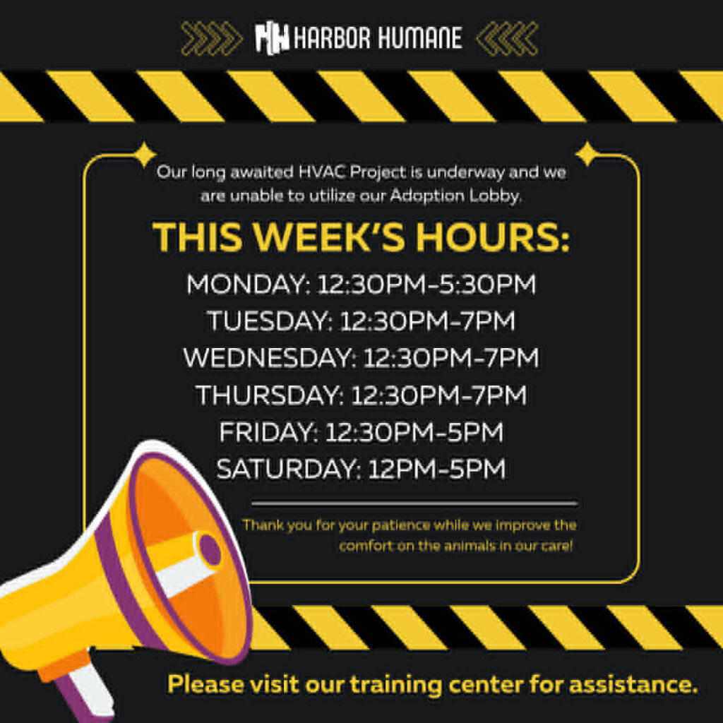 This weeks hours notice